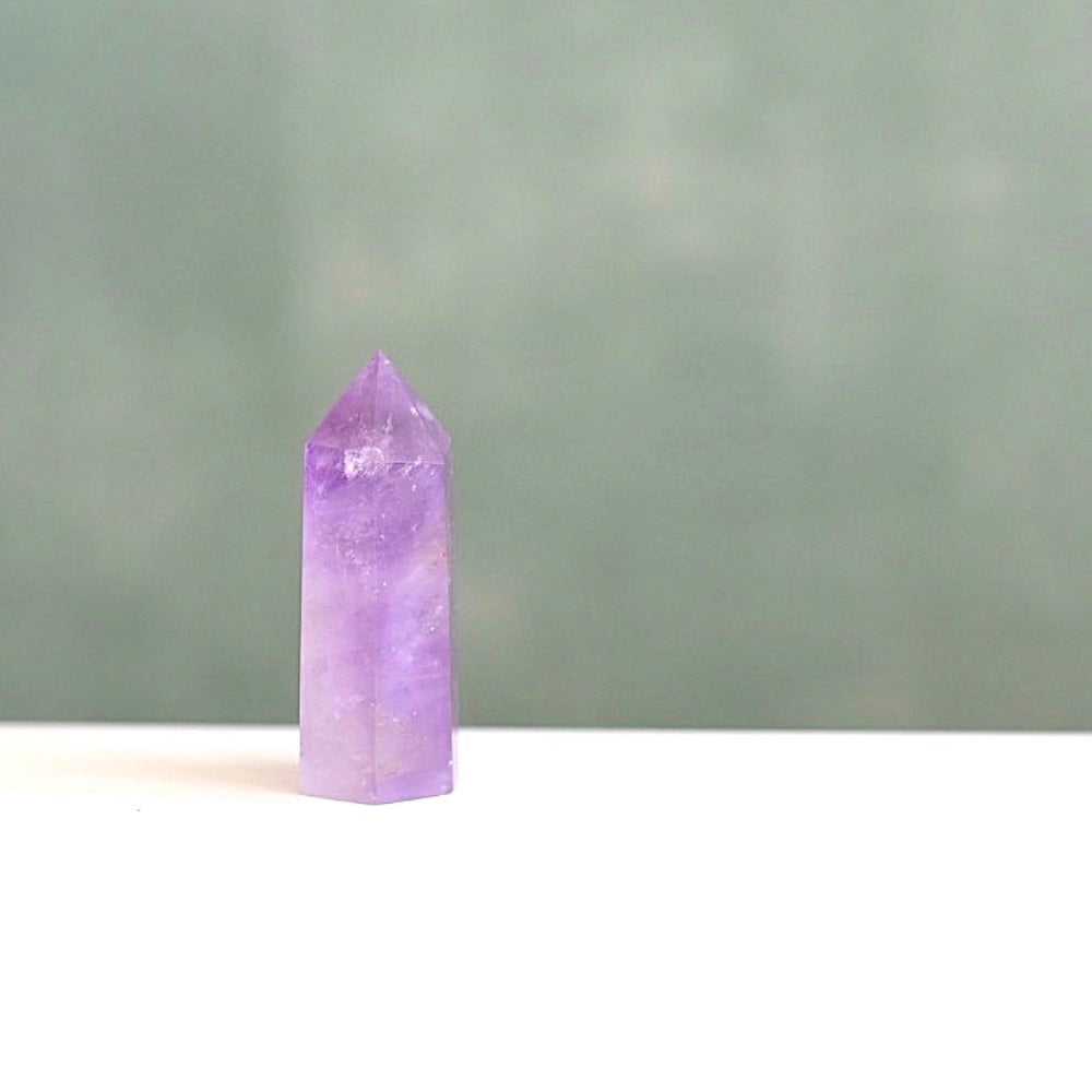 Natural Amethyst Crystal Wand (Small)