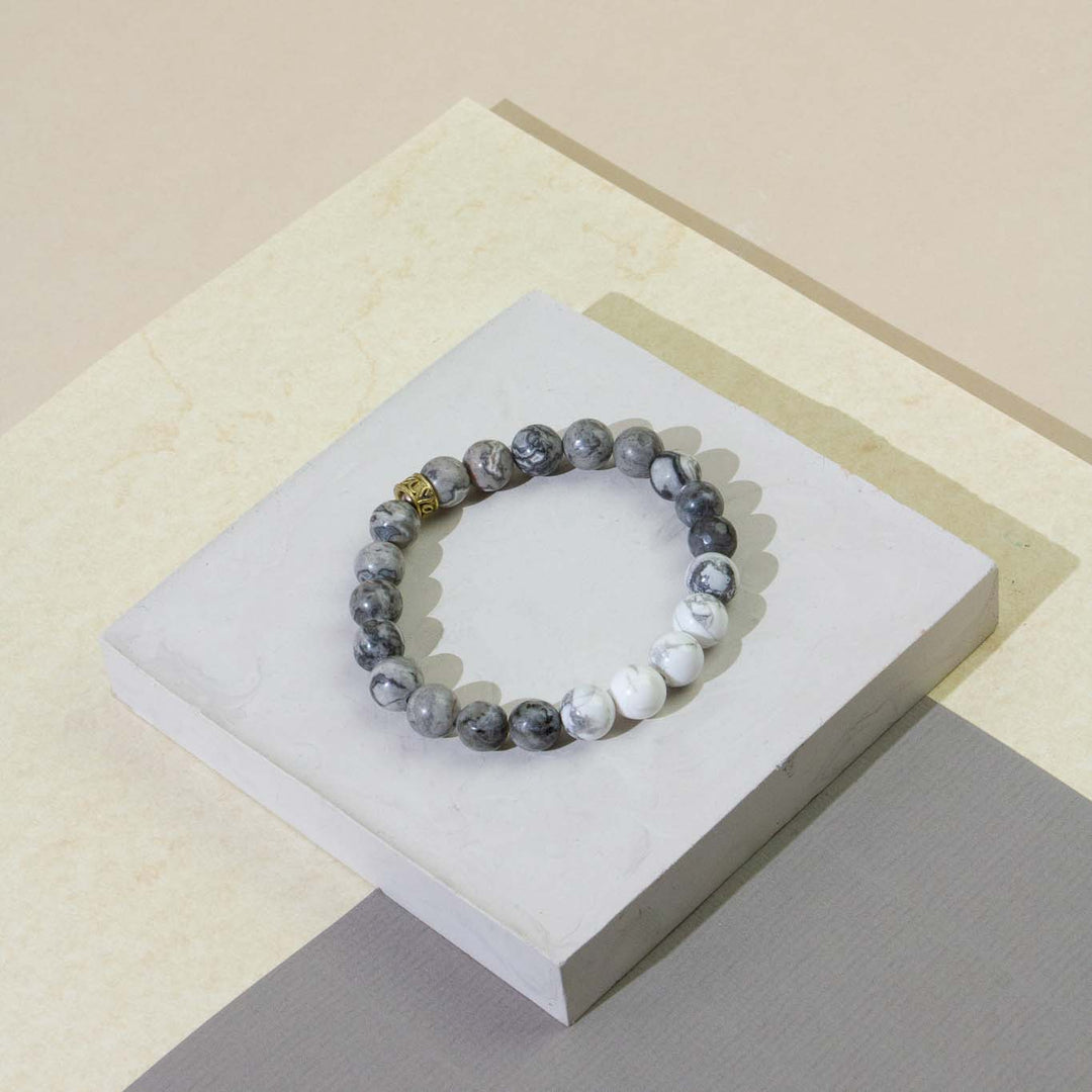 Clear Meditation Gemstone Bracelet