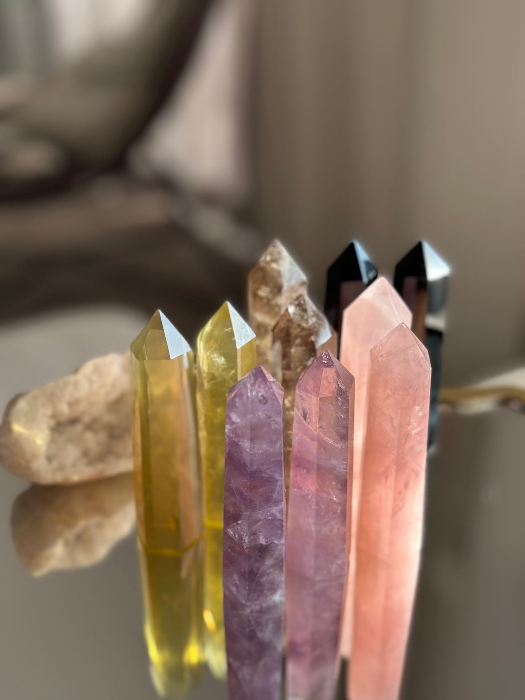 Natural Amethyst Crystal Wand (Large)