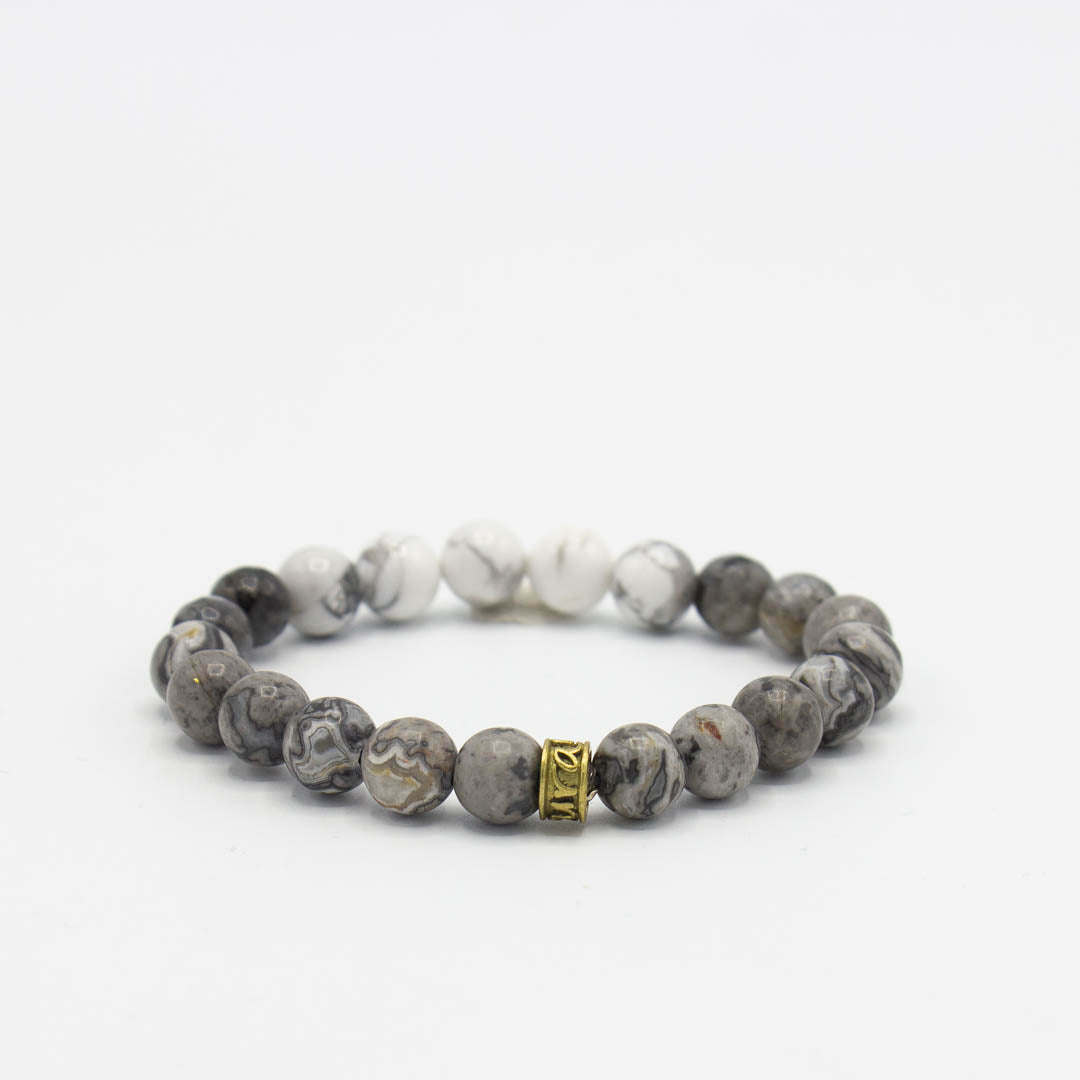 Clear Meditation Gemstone Bracelet