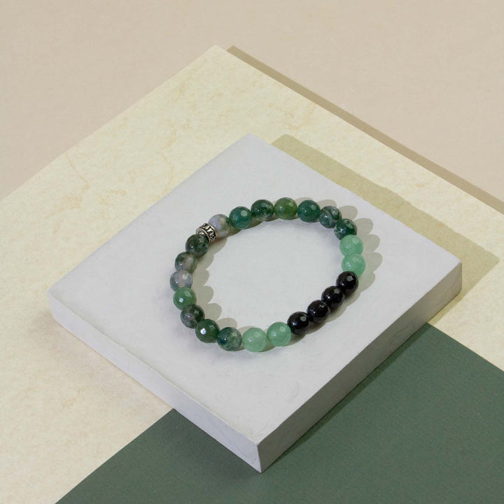 Deep Forest Gemstone Bracelet