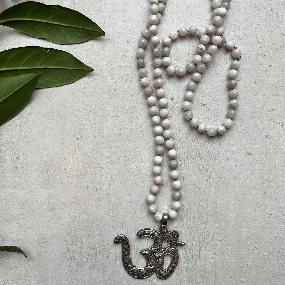 Mala with Aum pendant 