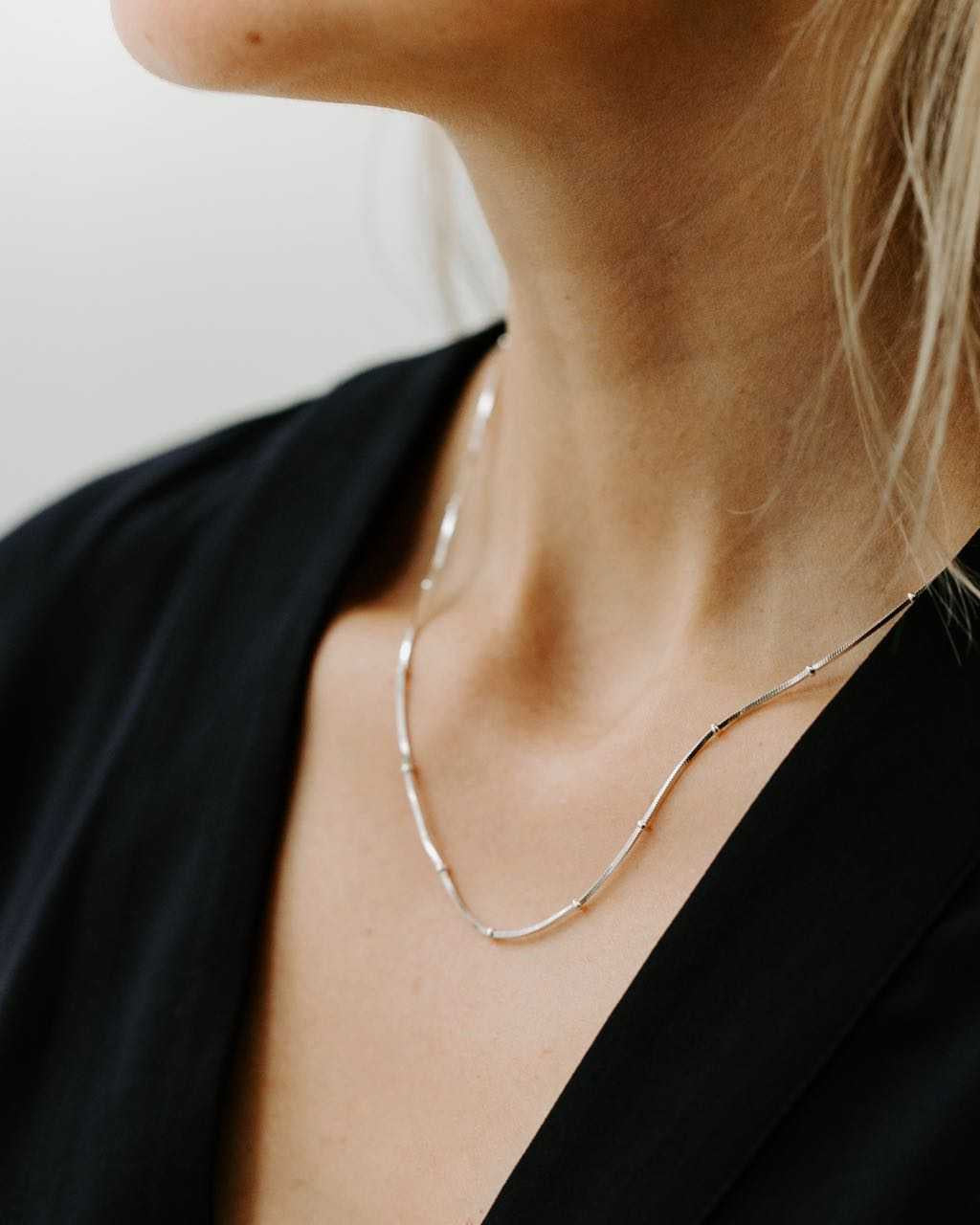 Mala inspired Silver Chain by Manipura Malas at